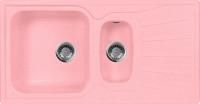 Мойка кухонная AquaGranitEx M-09к розовая