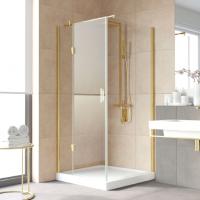 Душевой уголок Vegas Glass AFP-Fis Lux 0100 09 01 L профиль золото, стекло прозрачное