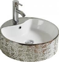 Накладная раковина Melana MLN-7026SP-1 серебро