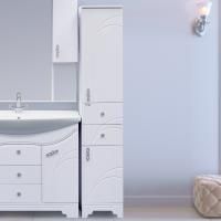 Пенал Misty Сицилия 35 R белая эмаль