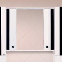 Зеркало-шкаф Misty Палермо 80 черный