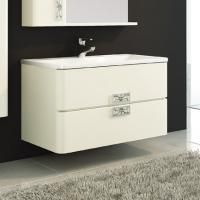 Тумба с раковиной Aquanet Паллада 80 слоновая кость