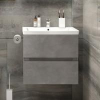 Тумба с раковиной Art&Max Techno 70 подвесная, айс какао