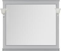 Зеркало Aquanet Валенса 110 белый краколет/серебро