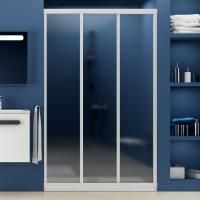 Душевая дверь в нишу Ravak ASDP3-120 Grape, профиль белый