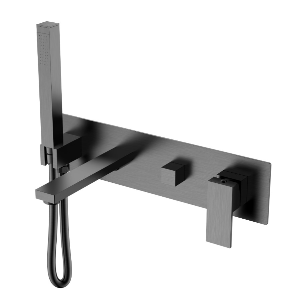 Смеситель для ванны с душем Boheme Qubic 474-2-GM