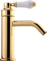 Смеситель для раковины Migliore Ermitage Mini 28575 белый с золотом