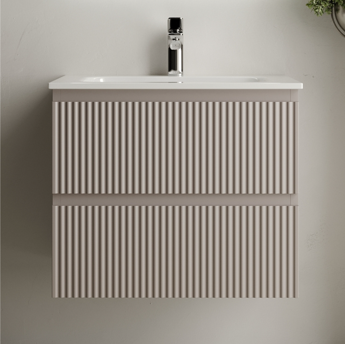 Тумба с раковиной Sancos Snob R 60 см, Doha Soft