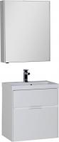 Мебель для ванной Aquanet Латина 60 2 ящика белая