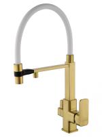 Смеситель для кухни Wonzon & Woghand WW-88458012-BG c подключением фильтра