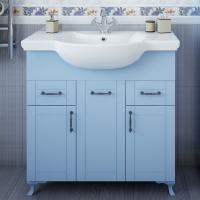 Тумба с раковиной Sanflor Глория 85 серая