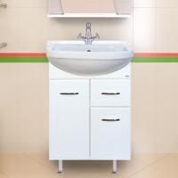 Тумба с раковиной Misty Классик 55 с 1 ящиком, напольная