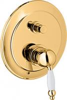 Смеситель для ванны Webert Dorian DO860101010 с внутренней частью, золото