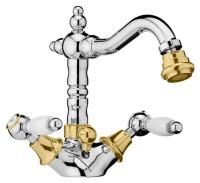 Смеситель для биде Webert Dorian DO710402017 хром-золото