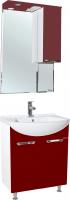 Мебель для ванной Bellezza Альфа 65 красная