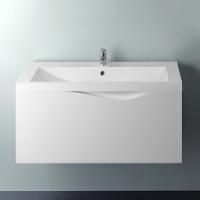 Тумба под раковину 1MarKa Этюд 90П белый глянец