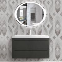 Мебель для ванной Art&Max Platino 100, подвесная, серая матовая