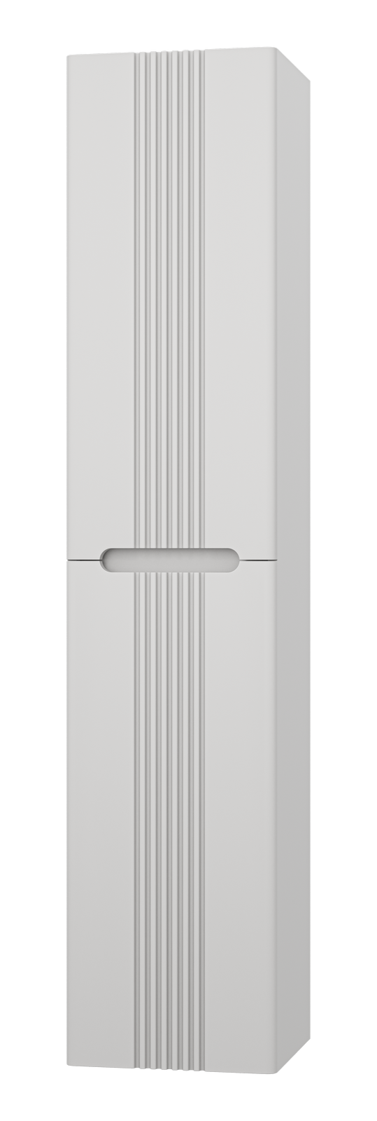 Шкаф-пенал Brevita Pallisandro 35 серый подвесной, универсальный