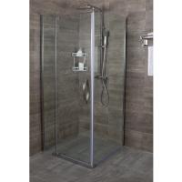 Душевой уголок Alex Baitler AB24100S 100х100 см, профиль хром, стекло прозрачное