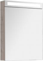 Зеркало-шкаф Dreja Max 60 с подсветкой, дуб кантри