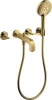 Смеситель для ванны Axor Citterio 39448990 полированное золото