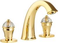 Смеситель для раковины Migliore Korona Crystal 27329 золото