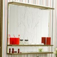 Зеркало Sanflor Румба 120 венге, патина золото