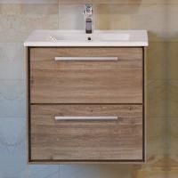 Тумба под раковину Raval Frame 60 дуб трюфель, подвесная