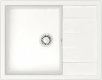 Мойка кухонная ZETT lab. T151Q001 белый лед