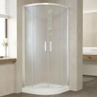 Душевой уголок Vegas Glass ZS 80 01 10 профиль белый, стекло сатин
