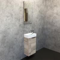 Мебель для ванной Comforty Асти 40, подвесная, дуб дымчатый