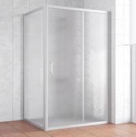 Душевой уголок Vegas Glass ZP+ZPV 140*80 07 02 профиль матовый хром, стекло шиншилла