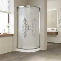 Душевой уголок Vegas Glass ZS TUR NOVO h1900 100 08 Felicita10+10 профиль глянцевый хром, стекло Felicita10+10