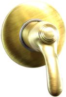 Смеситель для душа Webert Aurora AU880101065 с внутренней частью, бронза