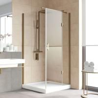 Душевой уголок Vegas Glass AFP-Fis Lux 0100 05 01 R профиль бронза, стекло прозрачное