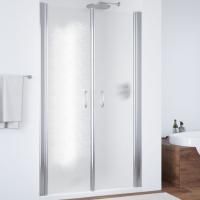 Душевая дверь в нишу Vegas Glass E2P 95 08 02 профиль глянцевый хром, стекло шиншилла