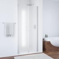 Душевая дверь в нишу Vegas Glass E2P 70 07 10 профиль матовый хром, стекло сатин