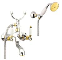 Смеситель для ванны Fiore Coloniale Sky Swarovski® 03CO0601, хром/золото