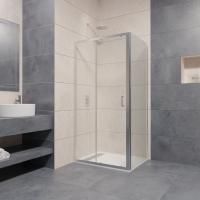 Душевой уголок RGW Passage PA-74 (995-1035)х800х1950 профиль хром, стекло прозрачное