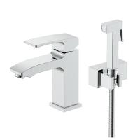 Смеситель для раковины Raglo R01.12 с гигиеническим душем, хром