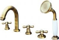 Смеситель на борт ванны Kolpa San Rav Slezak Classic 100282 бронза-антик