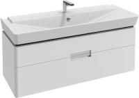 Тумба под раковину Jacob Delafon Reve 120 белый лак, 2 ящика