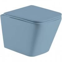 Подвесной унитаз WeltWasser SK Gelbach 004 MT-BU голубой матовый