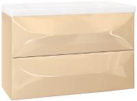 Тумба под раковину Marka One Elegant 80П vanilla