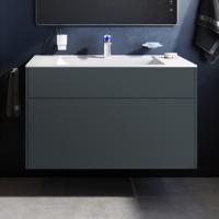 Тумба с раковиной Am.Pm Inspire V2.0 100 графит матовый