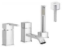 Смеситель на борт ванны Webert Azeta Crystal AS850601015