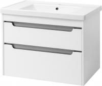 Тумба с раковиной Cerutti SPA Эмилия grey 70 подвесная