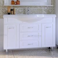 Тумба с раковиной СанТа Монарх 120 белая