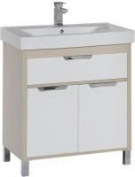 Тумба под раковину Aquanet Гретта 75 светлый дуб