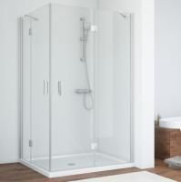 Душевой уголок Vegas Glass AFA-F 110*90 07 01 R профиль матовый хром, стекло прозрачное